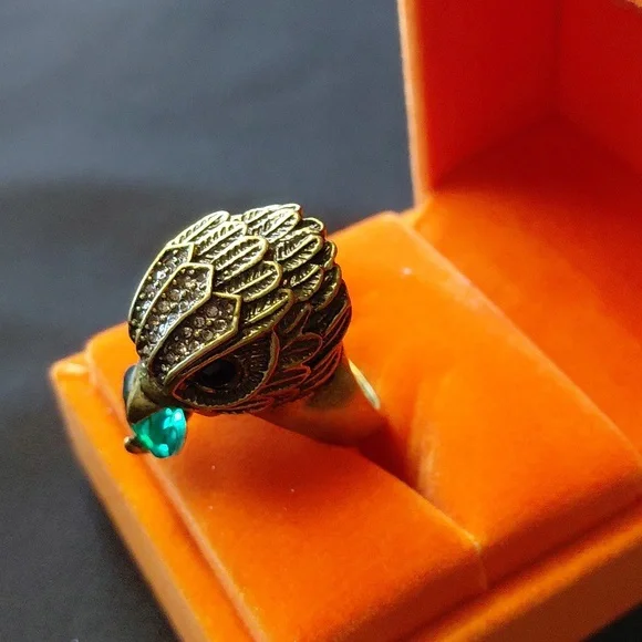 KURT GEIGER LONDON Eagle Ring with Gemstone Size 8 - Picture 4 of 8